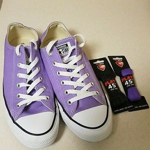 Lavender Purple Lowtop Converse